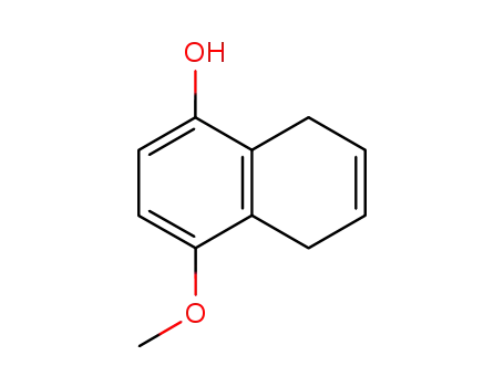Molecular Structure of 38998-20-8 (8-methoxy-1,4-dihydro-5-naphthol)