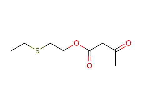 Molecular Structure of 75090-79-8 (acetoacetic acid-(2-ethylthioethyl)-ester)
