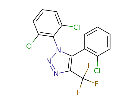 1H-1,2,3-Triazole,
5-(2-chlorophenyl)-1-(2,6-dichlorophenyl)-4-(trifluoromethyl)-