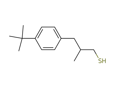 3-(p-t-butylphenyl)-2-methylpropane-1-thiol