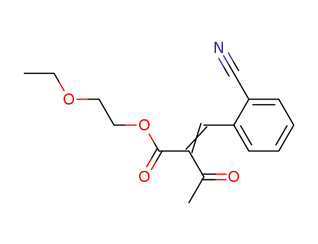 2-[1-(2-Cyano-phenyl)-meth-(E)-ylidene]-3-oxo-butyric acid 2-ethoxy-ethyl ester