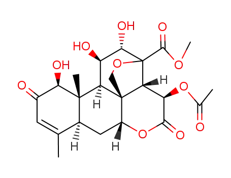 Molecular Structure of 53663-03-9 (isobrucein B)