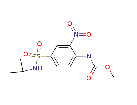 4-ethoxycarbonylamino-3-nitrobenzene-N-t-butylsulfonamide
