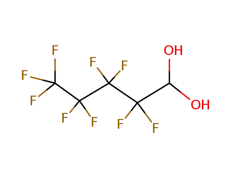 Molecular Structure of 355-30-6 (NONAFLUOROPENTALDEHYDE HYDRATE)