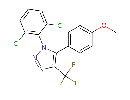 1H-1,2,3-Triazole,
1-(2,6-dichlorophenyl)-5-(4-methoxyphenyl)-4-(trifluoromethyl)-
