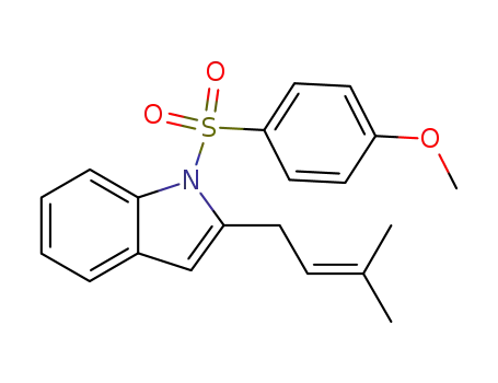 1H-Indole, 1-[(4-methoxyphenyl)sulfonyl]-2-(3-methyl-2-butenyl)-