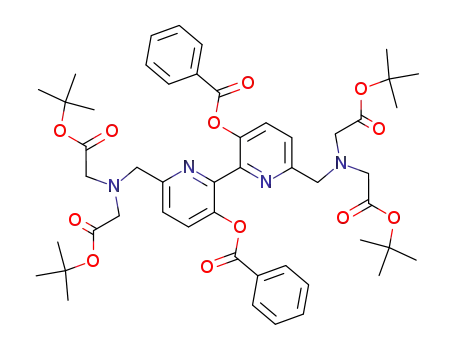 Tetra(tert-butyl) 2,2',2,2'-<<3,3'-bis(benzoyloxy)-2,2'-bipyridine-6,6'-diyl>bis(methylenenitrilo)>tetrakis(acetate)