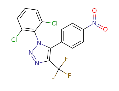 1H-1,2,3-Triazole,
1-(2,6-dichlorophenyl)-5-(4-nitrophenyl)-4-(trifluoromethyl)-