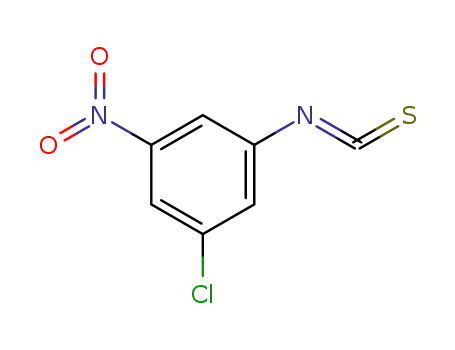 Molecular Structure of 185500-57-6 (Benzene, 1-chloro-3-isothiocyanato-5-nitro-)