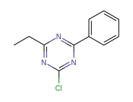 Molecular Structure of 13704-97-7 (2-chloro-4-ethyl-6-phenyl-1,3,5-triazine)