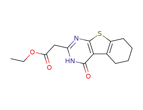 ethyl (4-oxo-3,4,5,6,7,8-hexahydro[1]benzothieno[2,3-d]pyrimidin-2-yl)acetate