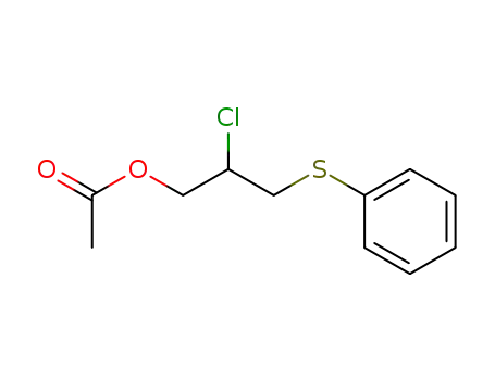 1-Propanol, 2-chloro-3-(phenylthio)-, acetate