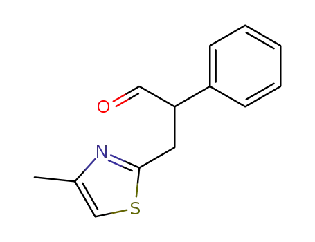 3-(4-methylthiazol-2-yl)-2-phenylpropionaldehyde