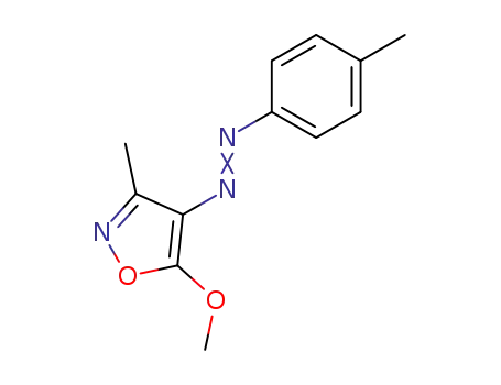 Isoxazole, 5-methoxy-3-methyl-4-[(4-methylphenyl)azo]-