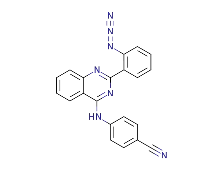 Benzonitrile, 4-[[2-(2-azidophenyl)-4-quinazolinyl]amino]-