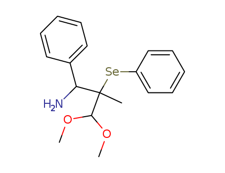 Benzenemethanamine, a-[2,2-dimethoxy-1-methyl-1-(phenylseleno)ethyl]-