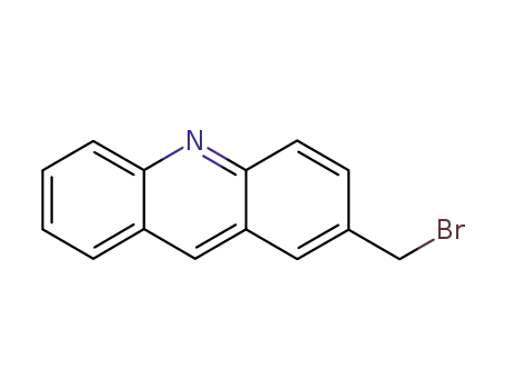 Molecular Structure of 113139-05-2 (Acridine, 2-(bromomethyl)-)