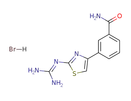 Benzamide, 3-[2-[(aminoiminomethyl)amino]-4-thiazolyl]-,
monohydrobromide