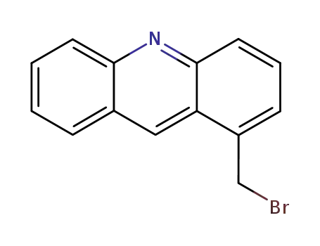 Molecular Structure of 113139-04-1 (Acridine, 1-(bromomethyl)-)