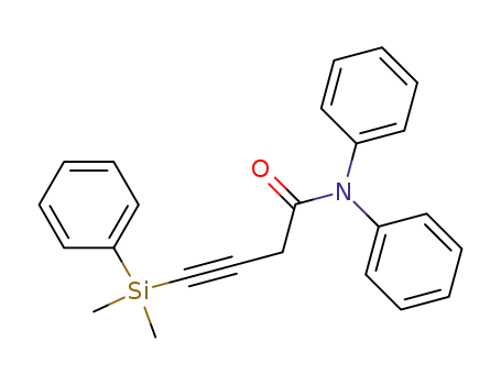 3-Butynamide, 4-(dimethylphenylsilyl)-N,N-diphenyl-