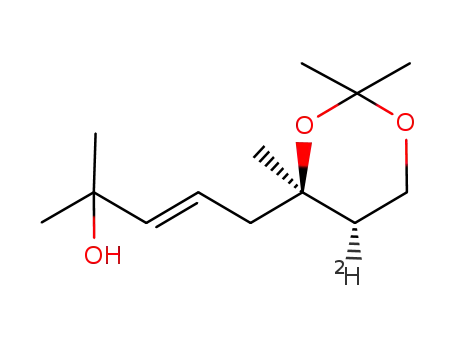 (4R,5S)-4-(4-hydroxy-4-methyl-2-pentenyl)-2,2,4-trimethyl-<5-2H>-1,3-dioxane