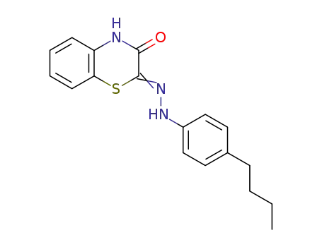 Molecular Structure of 89479-53-8 (2H-1,4-Benzothiazine-2,3(4H)-dione, 2-[(4-butylphenyl)hydrazone])