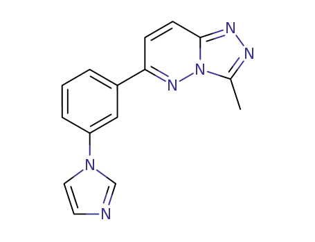6-<3-(1-imidazolyl)phenyl>-3-methyl-1,2,4-triazolo<4,3-b>pyridazine