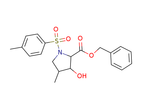Proline, 3-hydroxy-4-methyl-1-[(4-methylphenyl)sulfonyl]-, phenylmethyl ester