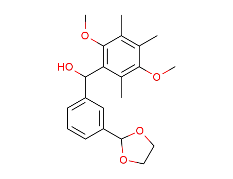 (2,5-Dimethoxy-3,4,6-trimethyl-phenyl)-(3-[1,3]dioxolan-2-yl-phenyl)-methanol