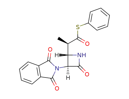 (R)-2-[(2S,3S)-3-(1,3-Dioxo-1,3-dihydro-isoindol-2-yl)-4-oxo-azetidin-2-yl]-thiopropionic acid S-phenyl ester