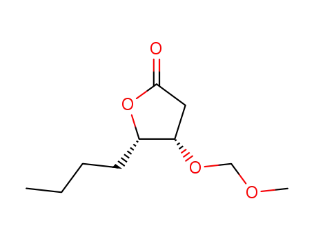 (3S<sup>*</sup>,4S<sup>*</sup>)-4-butyl-3-methoxymethoxy-γ-butyrolactone