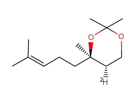 (4R,5S)-4-(4-methyl-3-pentenyl)-2,2,4-trimethyl-<5-2H>-1,3-dioxane