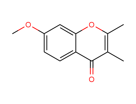 Molecular Structure of 100518-79-4 (2H-1-Benzopyran-2-one, 7-methoxy-2,3-dimethyl-)