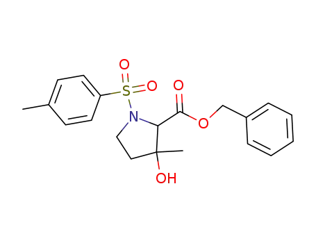 Proline, 3-hydroxy-3-methyl-1-[(4-methylphenyl)sulfonyl]-, phenylmethyl
ester