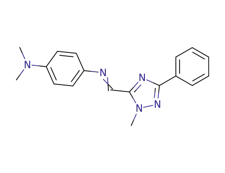 1,4-Benzenediamine,
N,N-dimethyl-N'-[(1-methyl-3-phenyl-1H-1,2,4-triazol-5-yl)methylene]-
