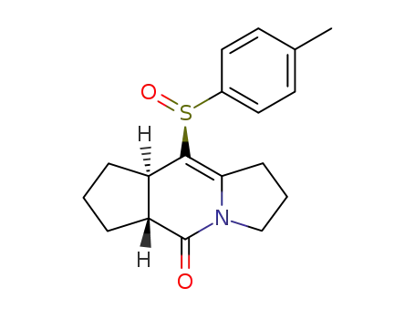 (5aR,8aR,SS)-1H-2,3,5,5a,6,7,8,8a-octahydro-9-<(4-methylphenyl)sulfinyl>-5-oxocyclopent<f>indolizine