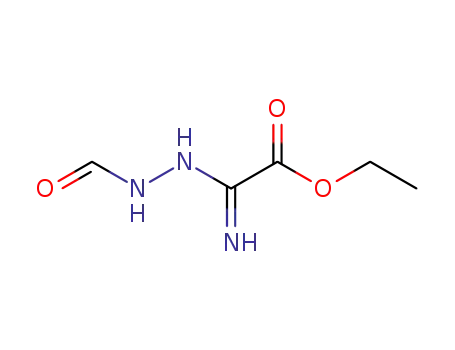 Acetic  acid,  (2-formylhydrazino)imino-,  ethyl  ester  (9CI)