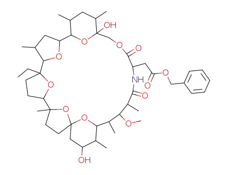 2-Benzyloxycarbonylmethylmonensinamidoacetic acid-1,29-lactone