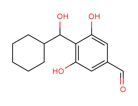 4-(cyclohexylhydroxymethyl)-3,5-dihydroxybenzaldehyde