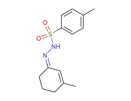Molecular Structure of 61530-88-9 (Benzenesulfonic acid, 4-methyl-,
(3-methyl-2-cyclohexen-1-ylidene)hydrazide, (Z)-)