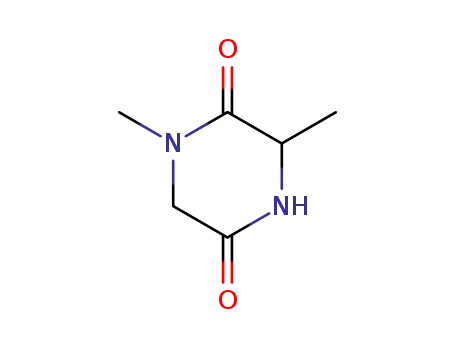 Molecular Structure of 5815-66-7 (2,5-Piperazinedione,1,3-dimethyl-(6CI,7CI,8CI,9CI))