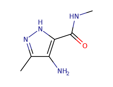 1H-Pyrazole-3-carboxamide,4-amino-N,5-dimethyl- cas  68375-44-0