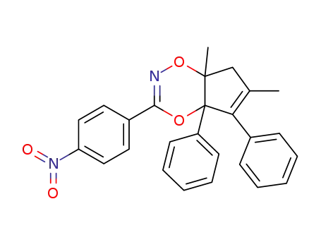 6,7a-dimethyl-3-(4-nitrophenyl)-4a,5-diphenyl-7,7a-dihydro-4aH-cyclopenta[e][1,4,2]dioxazine