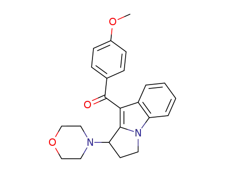 (4-Methoxy-phenyl)-(1-morpholin-4-yl-2,3-dihydro-1H-pyrrolo[1,2-a]indol-9-yl)-methanone