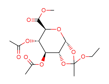 methyl 3,4-di-O-acetyl-α-D-glucuronatopyranose exo-1,2-O-(ethyl orthoacetate)