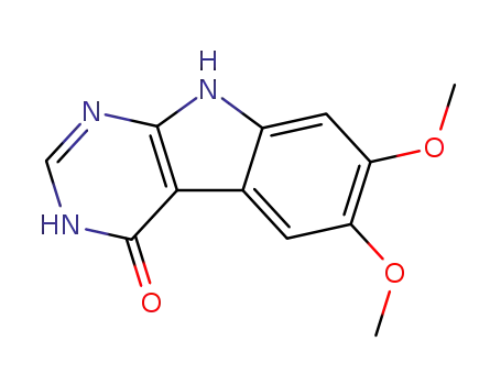 6,7-dimethoxy-3,4-dihydro-9H-pyrimido<4,5-b>indol-4-one