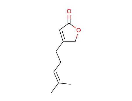 Molecular Structure of 61315-75-1 (4-(4-methylpent-3-en-1-yl)furan-2(5H)-one)