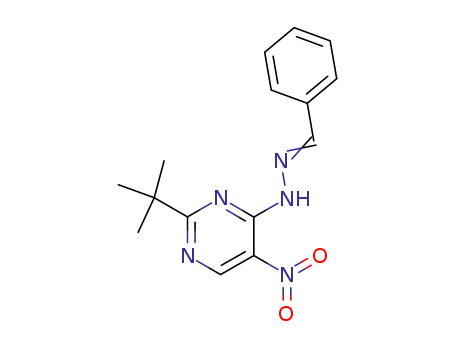 Benzaldehyde, [2-(1,1-dimethylethyl)-5-nitro-4-pyrimidinyl]hydrazone