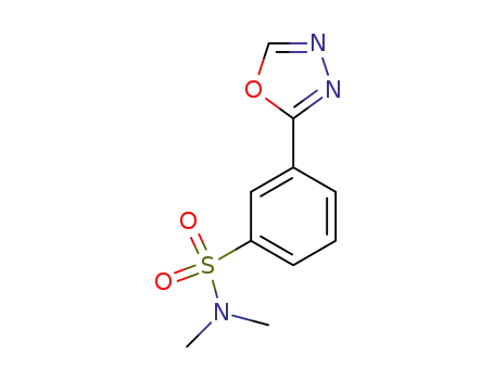 Benzenesulfonamide, N,N-dimethyl-3-(1,3,4-oxadiazol-2-yl)-