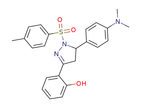3-(2-hydroxyphenyl)-5-(4-dimethylaminophenyl)-4,5-dihydro-1-toluenesulphonylpyrazole